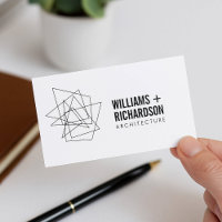 Logotipo Geométrico abstrato Branco/Preto