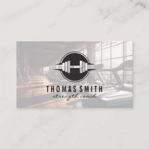 Cartão De Visita Logotipo Gym   Centro de malhação