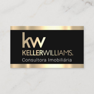 Cartão De Visita Logotipo Imobiliária Elegante de Consultoria Prof