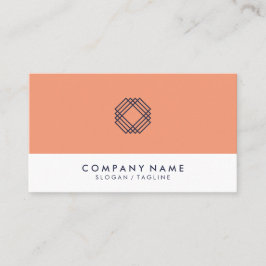 Cartão De Visita Logotipo limpo minimalista moderno da tipografia