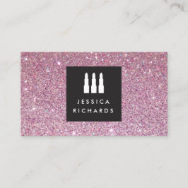 Cartão De Visita Logotipo Lipstick Trio para periodo freelance Arti