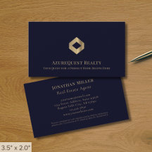 Logotipo Luxuoso Profissional Azul