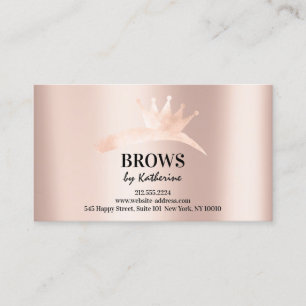 Cartão De Visita Logotipo Micorblading Eyebrow Logotipo Aftercare R