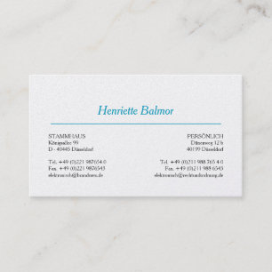 Cartão De Visita Logotipo Minimalista