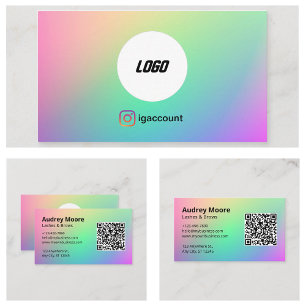 Cartão De Visita Logotipo Minimalista Elegante de Cílios e Sobrance
