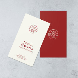 Cartão De Visita Logotipo Moderno Elegante Simples Profissional Ver