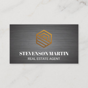 Cartão De Visita Logotipo moderno  Imóveis Design