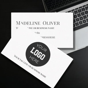 Cartão De Visita Logotipo moderno minimalista e contato profissiona