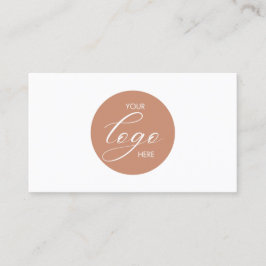 Cartão De Visita Logótipo moderno Terracotta Elegant