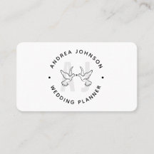 Logotipo Monograma de Pombas Elegantes para Casame