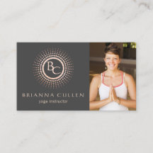 Logotipo Monograma Mandala Yoga, Adicionar Foto