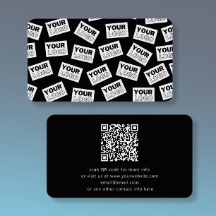 Cartão De Visita Logotipo ou Qualquer Foto Colocados Aleatoriamente
