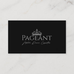 Cartão De Visita Logotipo Pageant Valerie