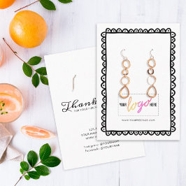 Cartão De Visita Logotipo personalizado Altura de Quadro Desenhado