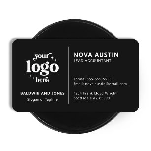 Cartão De Visita Logotipo Personalizado de Design minimalista simpl