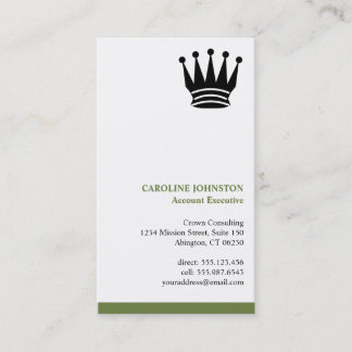 Cartão De Visita Logotipo personalizado de faixa verde executivo pr