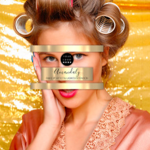 Cartão De Visita Logotipo Personalizado de Lash Artista de Makeup P