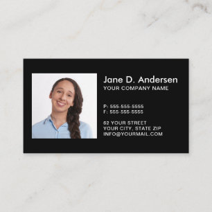 Cartão De Visita Logotipo personalizado e profissional moderno de f