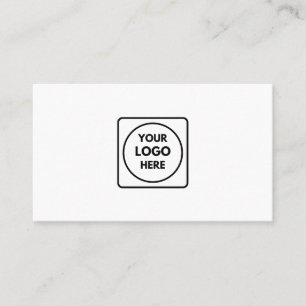 Cartão De Visita Logotipo Personalizado   Minimalista Corporativo P