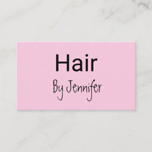 Cartão De Visita logotipo personalizado minimalista simples cabeler