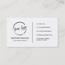 Logótipo personalizado moderno e minimalista mídia