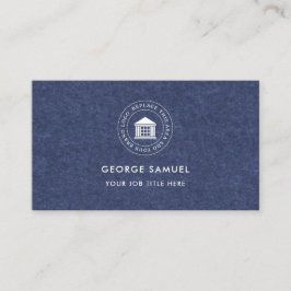 Cartão De Visita Logotipo Personalizado Moderno Elegante Simples