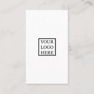 Cartão De Visita Logotipo Personalizado Simples Profissional Minima