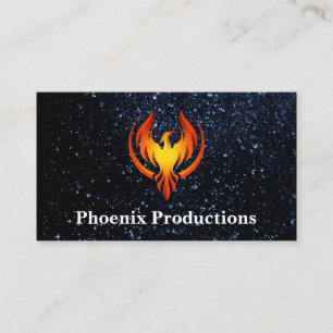 Cartão De Visita Logotipo Phoenix   Espaço
