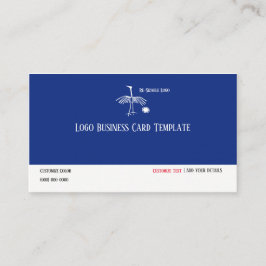 Cartão De Visita Logotipo pré-histórico: Ovo e logótipo de aves