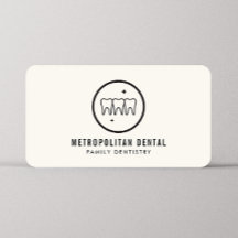 Logotipo preto dos Dentes Modernos na Costa do Mar