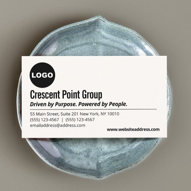 Cartão De Visita Logotipo profissional (Criador carregado)