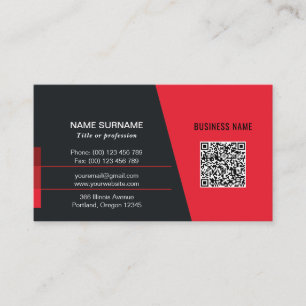 Cartão De Visita logotipo profissional de mídia social com código