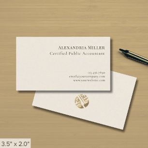 Cartão De Visita Logotipo profissional Elegante