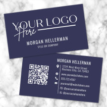 Logotipo Profissional Minimalista Moderno Azul Mar