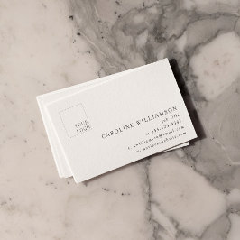 Cartão De Visita Logotipo profissional mínimo moderno e simples