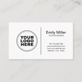 Cartão De Visita Logotipo profissional moderno