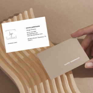 Cartão De Visita Logotipo profissional moderno