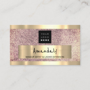 Cartão De Visita Logotipo QR CODE Logotipo Glitor Puro