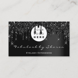 Cartão De Visita Logotipo Qr de código Black Drives Professional VI