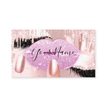 Logotipo QRCODE do Lip do Beijo Rosa do Unhas Make