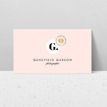 Logotipo rosa do Monograma Criativo Negrito Mídia 