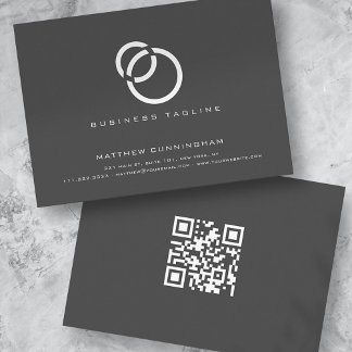 Cartão De Visita Logotipo Simples Elegante e Elegante Minimalista e