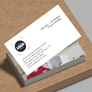 Cartão De Visita Logotipo simples moderno e profissional de empresa