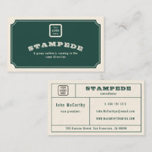 Logotipo Vintage Cartouche Vitoriano Verde Escuro