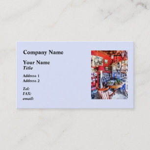 Cartão De Visita Loja de Antiguidades