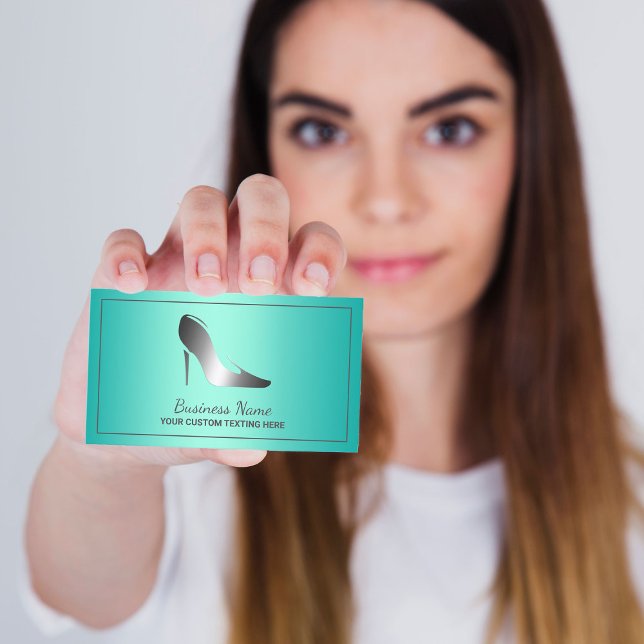 Cartão De Visita Loja de calçados (Shoe Store Business Cards)