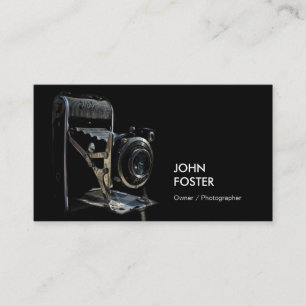 Cartão De Visita Loja de Câmeras Vintage - Fotógrafo