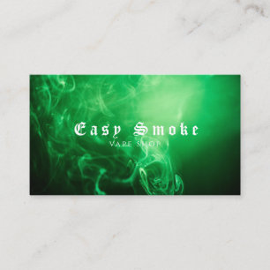 Cartão De Visita Loja de Cigarro de Vapor Vaping Fumo
