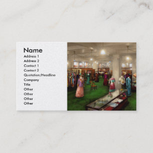 Cartão De Visita Loja de departamentos - A loja de departamentos da