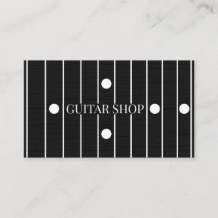 Cartão De Visita Loja de Guitarra Luthier Palheta Rosewood Gráfico